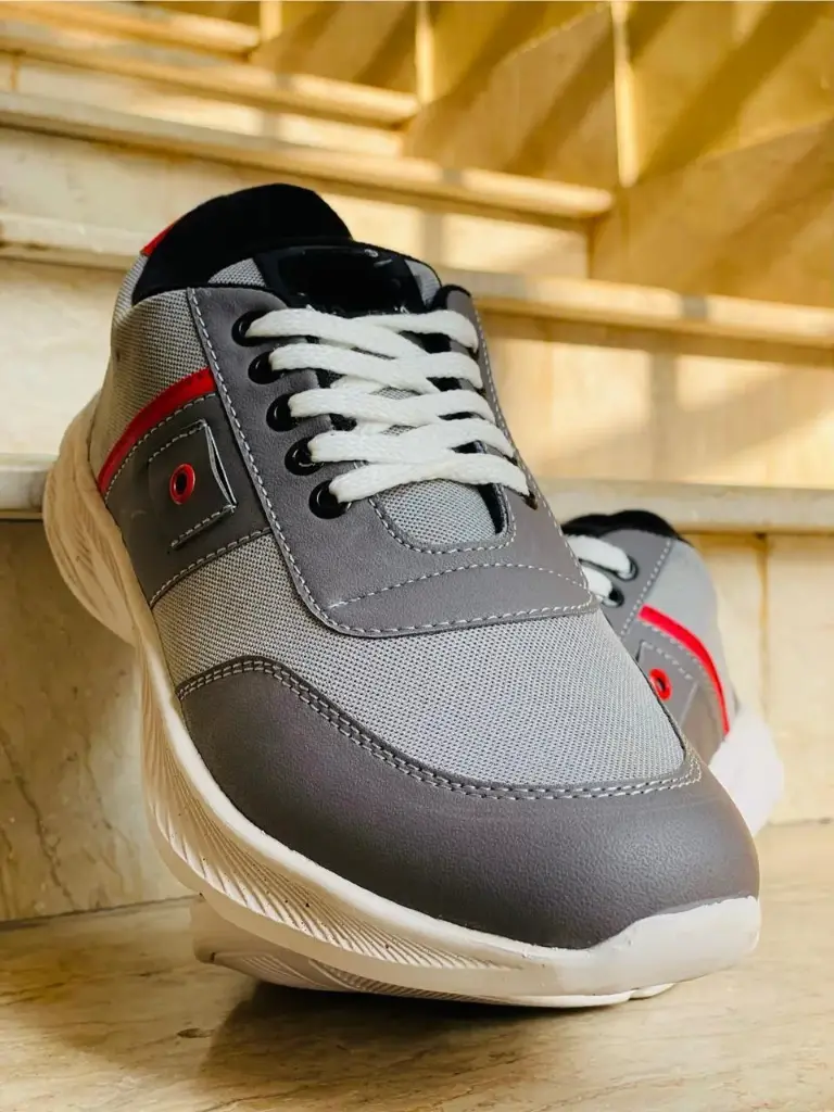 Men's Fabric Walking Sneakers Fancy - Grey (39)